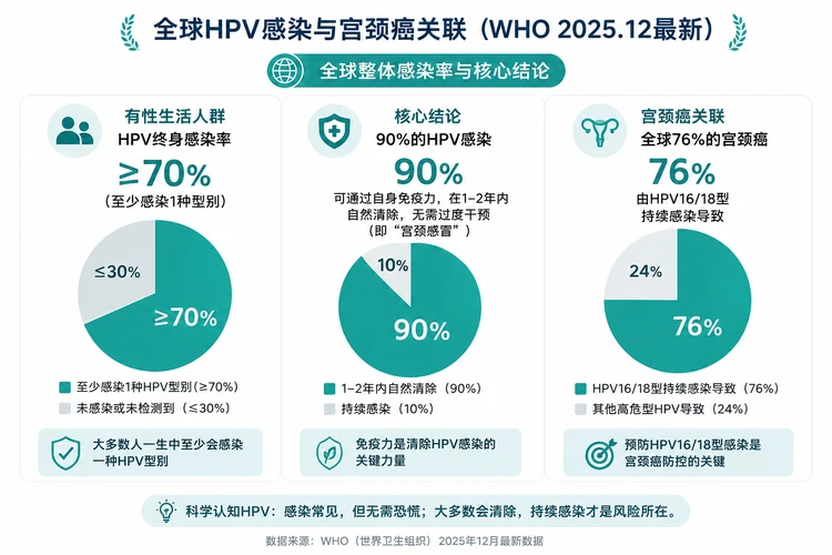 全球HPV感染率数据